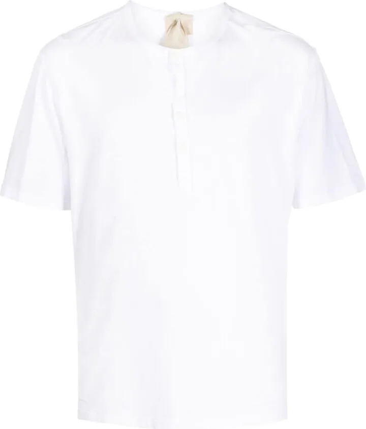 cotton Henley T-shirt