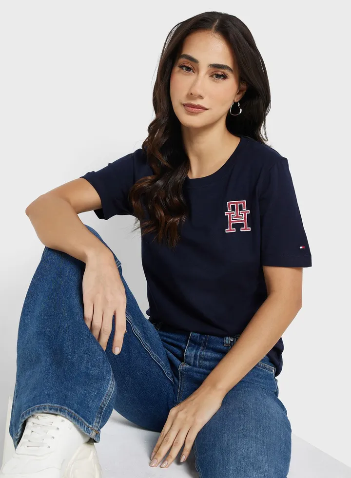 Crew Neck Logo T-Shirt