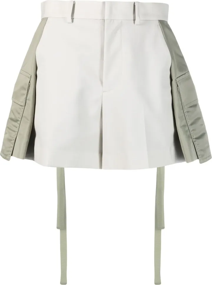 High-Waisted Cargo Shorts