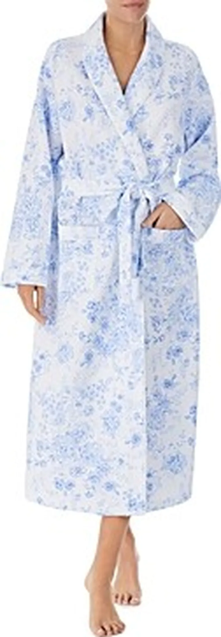 Eileen West Double-Knit Ballet Wrap Robe