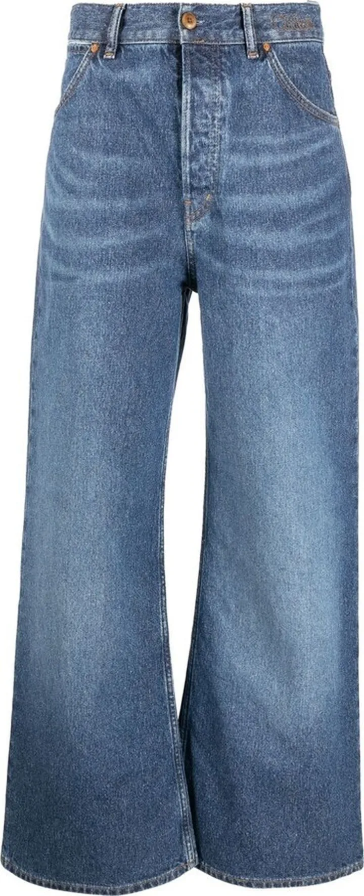 High-Rise Wide-Leg Jeans