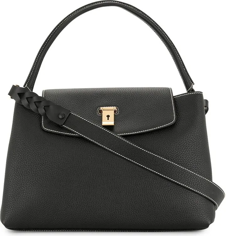 Layka leather tote bag