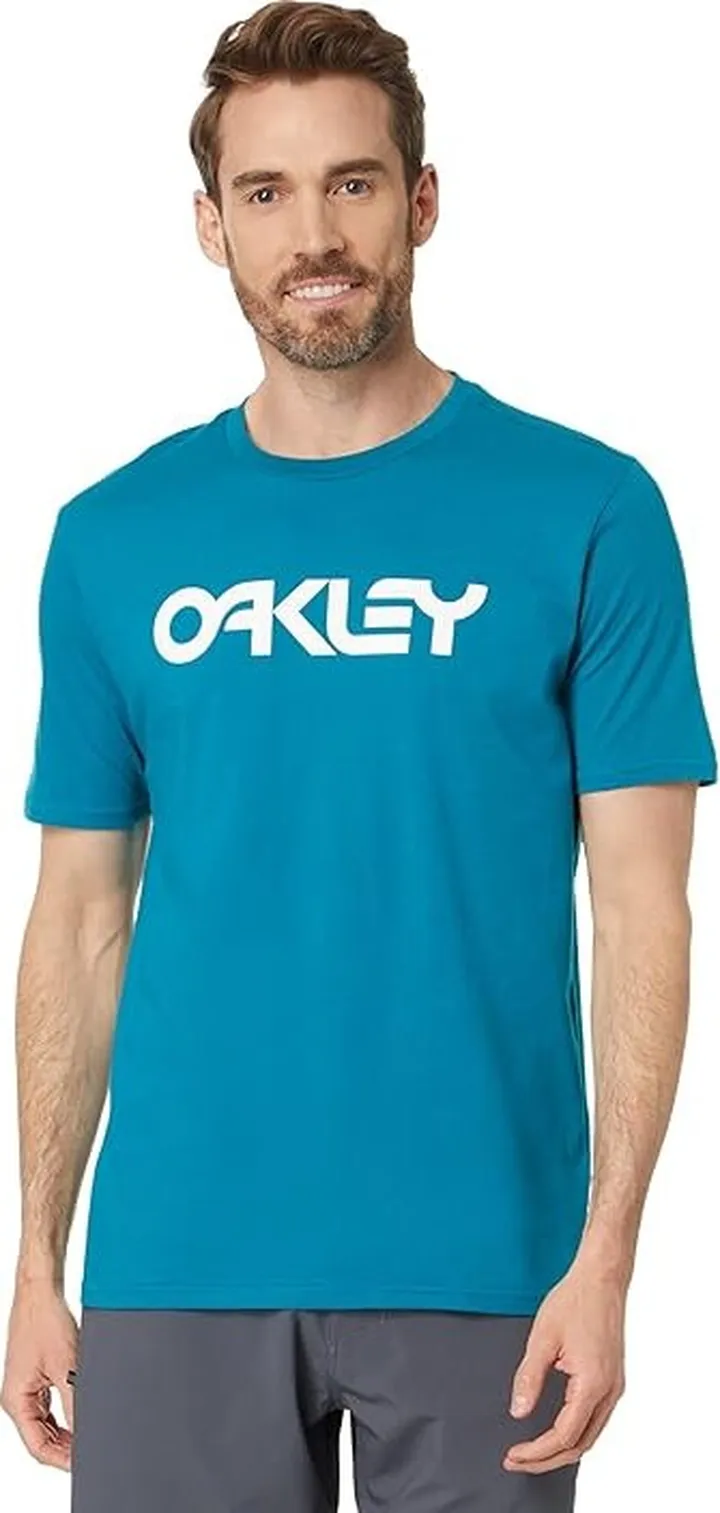 Oakley Mark II 2.0 Short Sleeve Tee (Aurora Blue) Men's Clothing