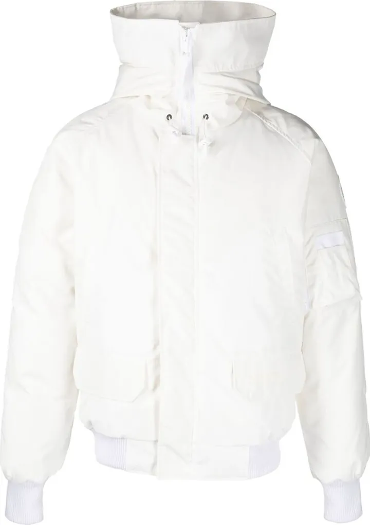 White Chilliwack Padded Bomber Jacket