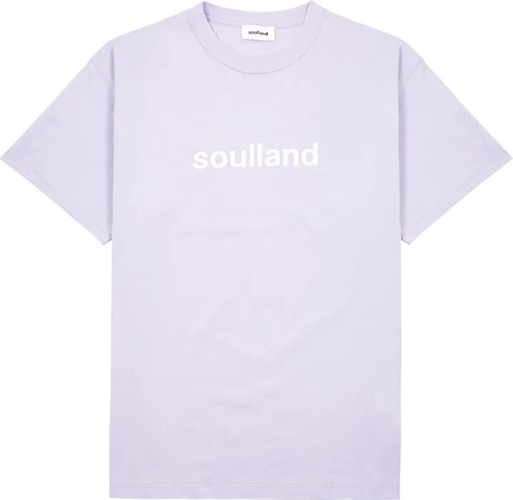 Soulland Ocean Logo-print Cotton T-shirt