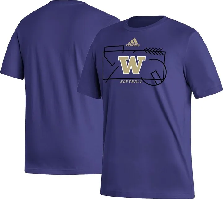Men's adidas Purple Washington Huskies Locker Lines Softball Fresh T-shirt