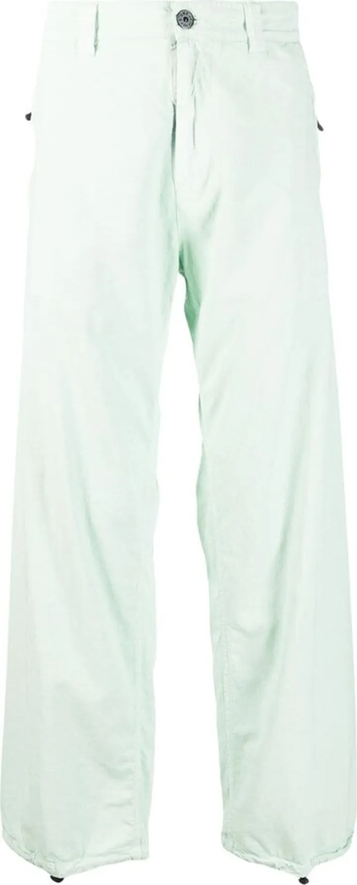 Straight-Leg Cotton Trousers
