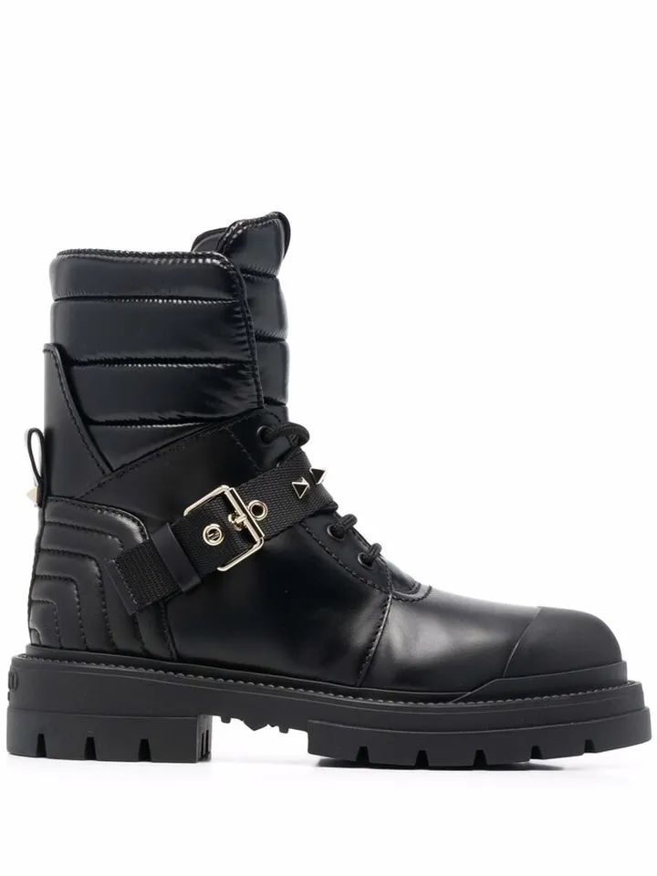 waterproof Rockstud 20mm combat boots