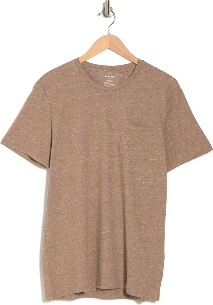 Heathered Pocket Crew T-Shirt