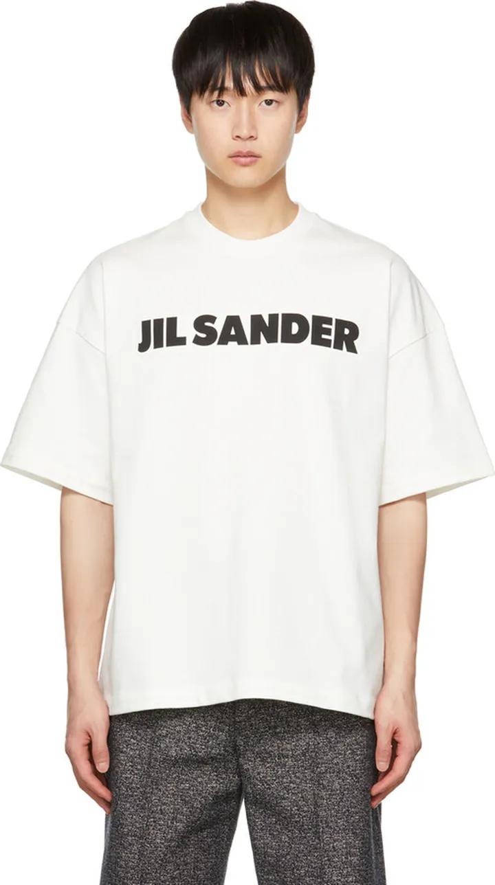 Jil Sander Off-White Printed T-Shirt