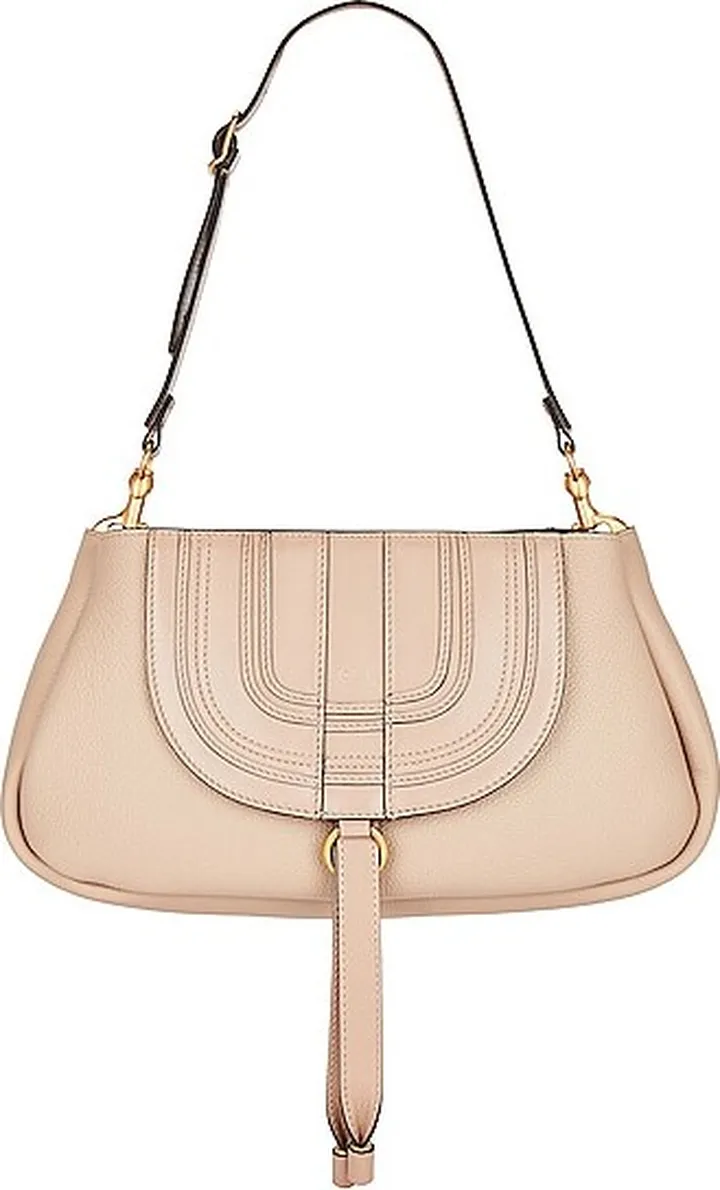 Chloe Marcie Shoulder Bag in Mauve