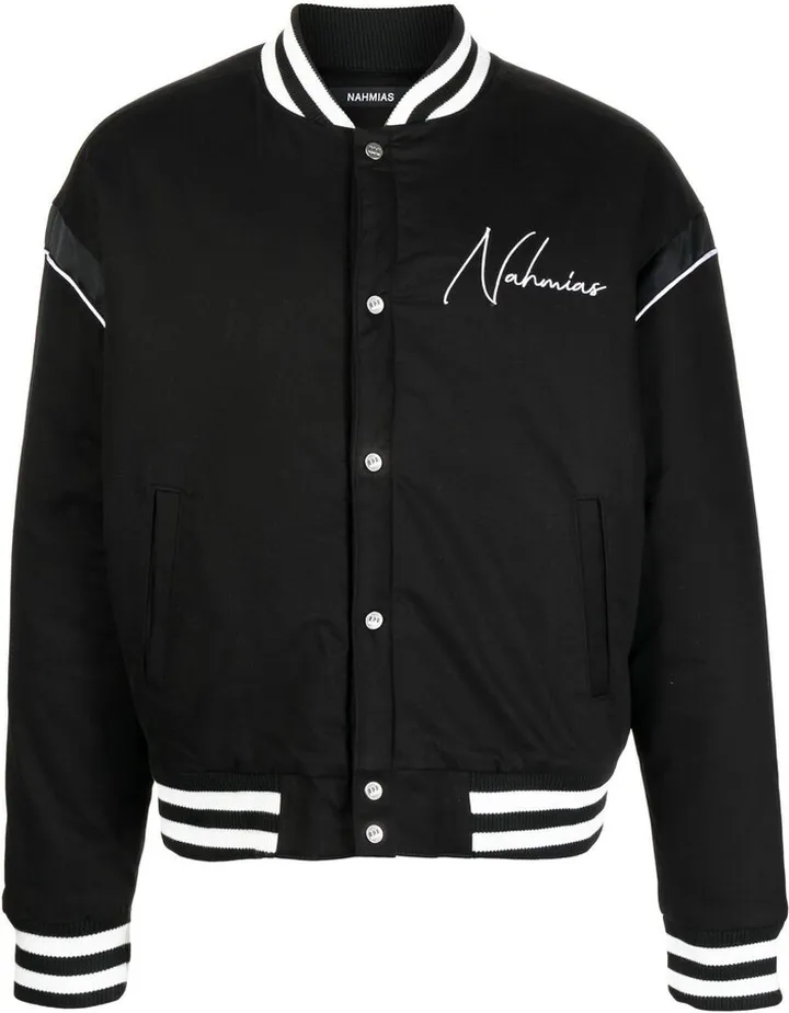Graphic-Print Bomber Jacket