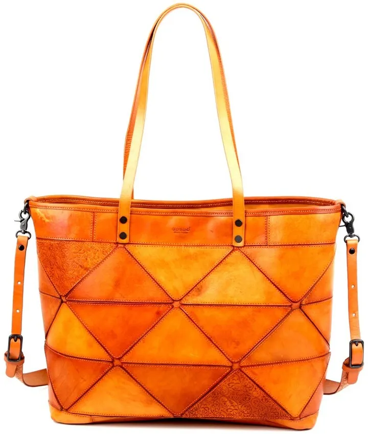 Prism Leather Tote Bag