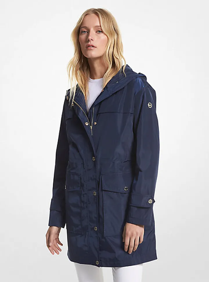 Woven Hooded Raincoat