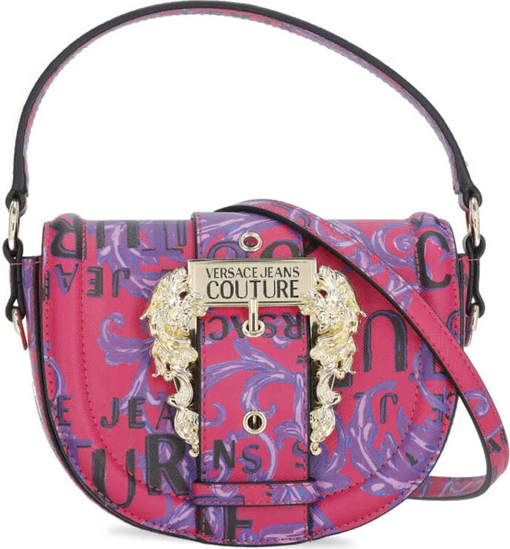 Hand Bag With Baroque Print