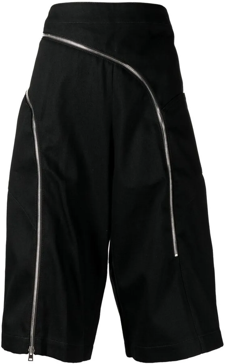 Yamba zip-detail culottes