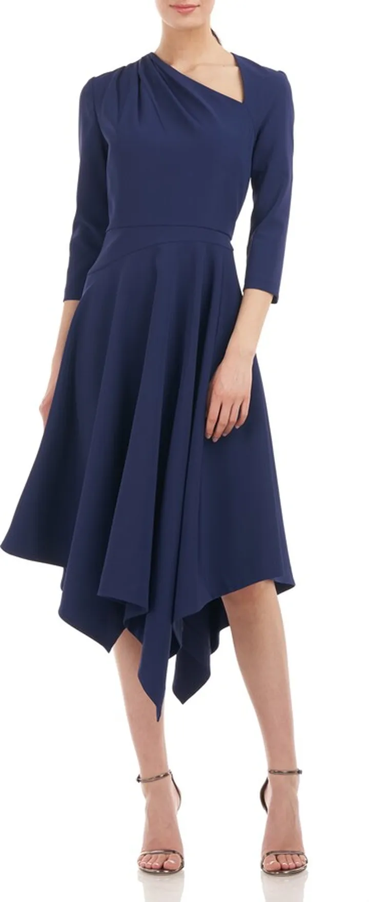 Norah Asymmetric Handkerchief Dress