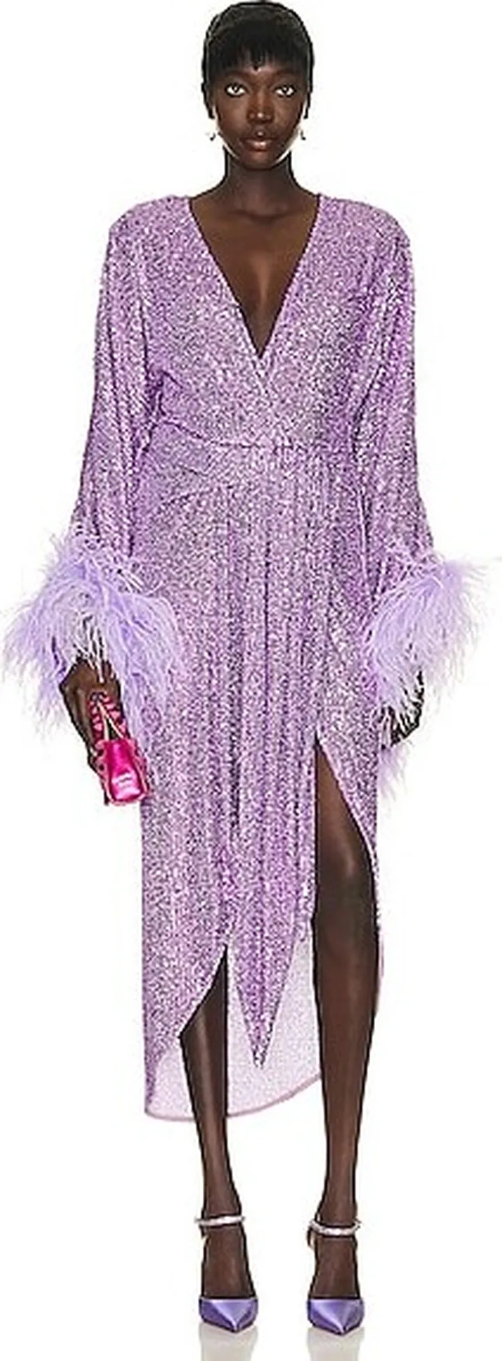 NERVI Donna Dress in Purple