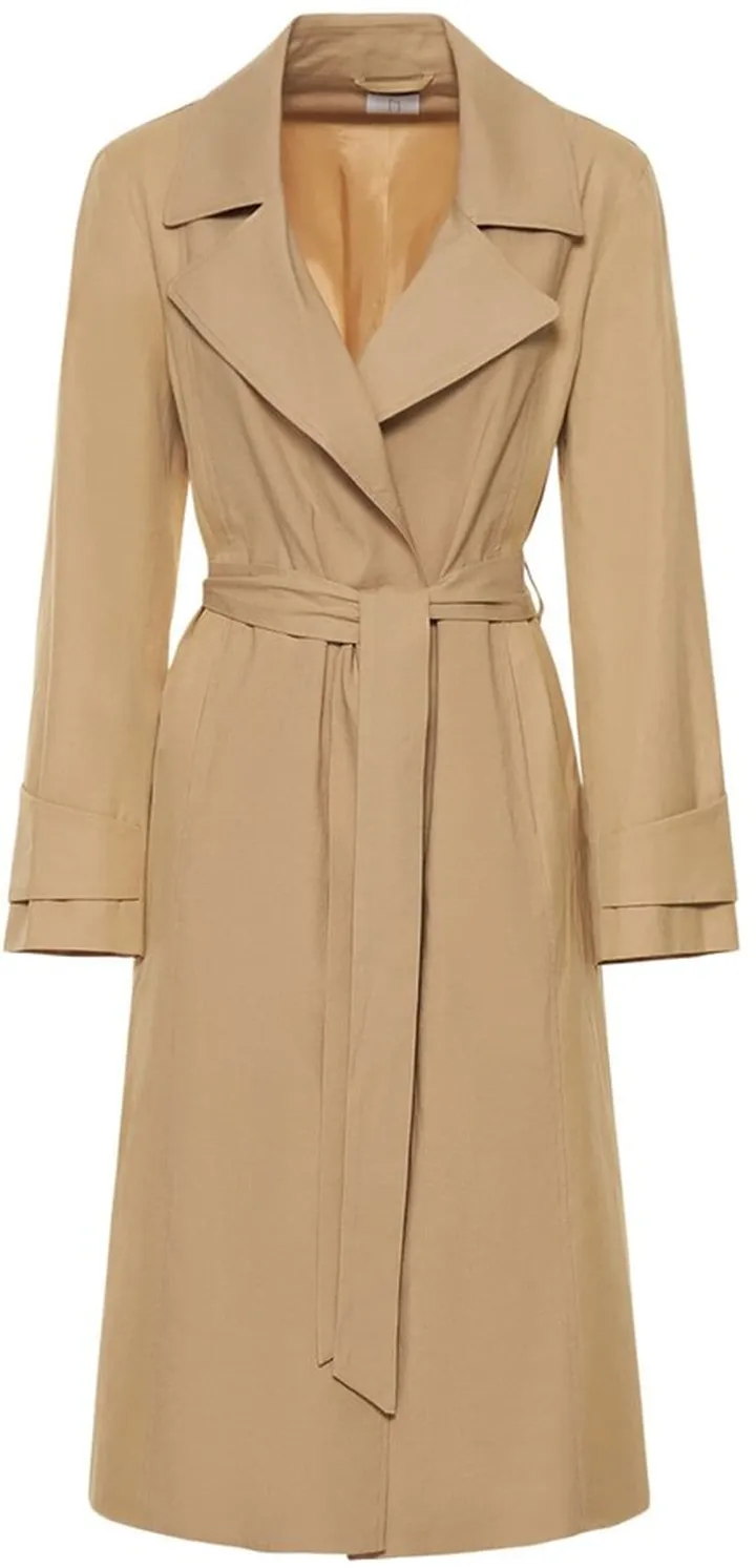 Yuri gabardine trench coat