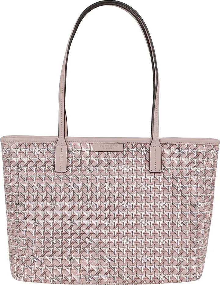 Small Coated Canvas Zip Tote