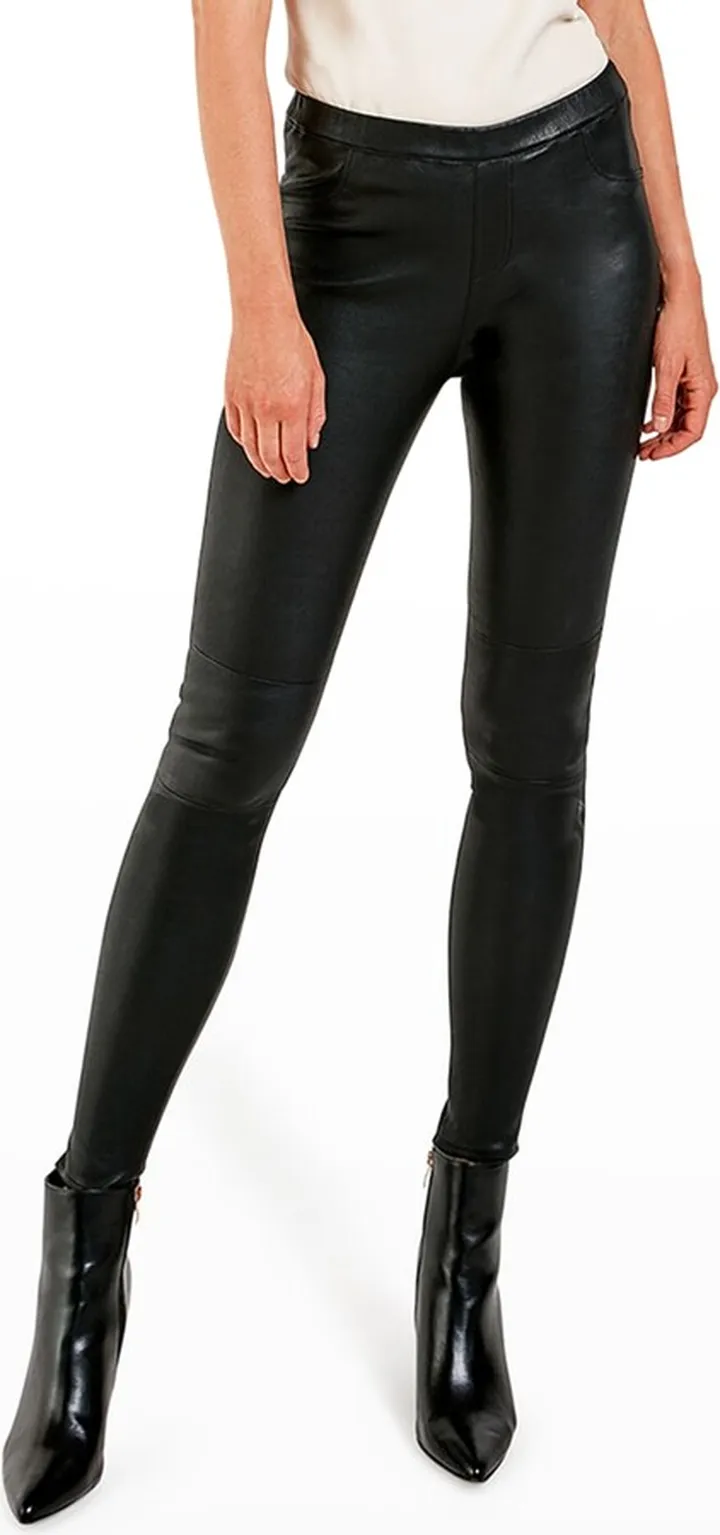 Kenny Stretch Leather Leggings
