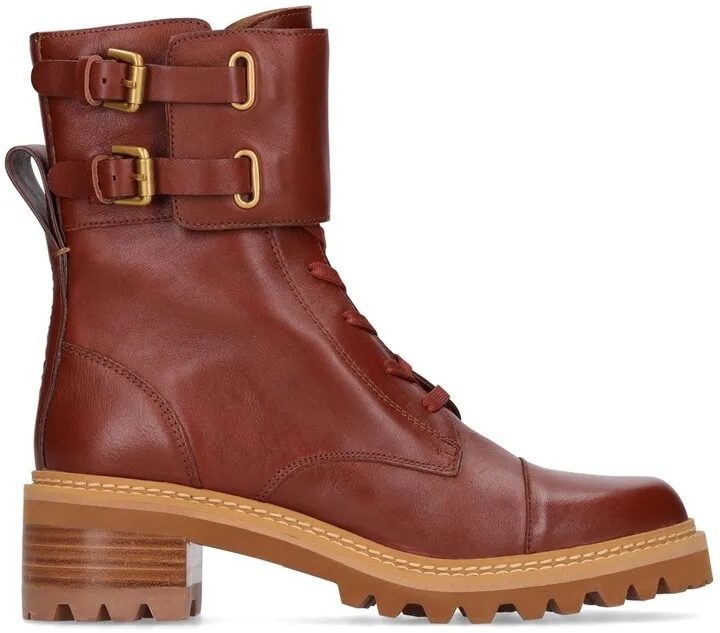 40mm Mallory leather ankle boots