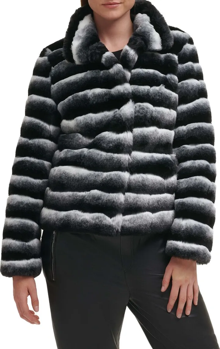 Chinchilla Faux Fur Jacket