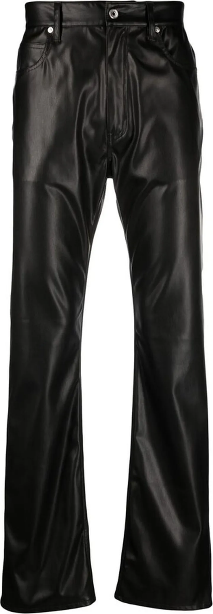 Logo-Patch Straight-Leg Trousers