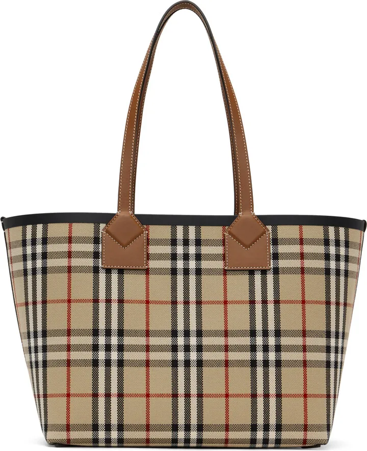 Burberry Brown Small London Tote