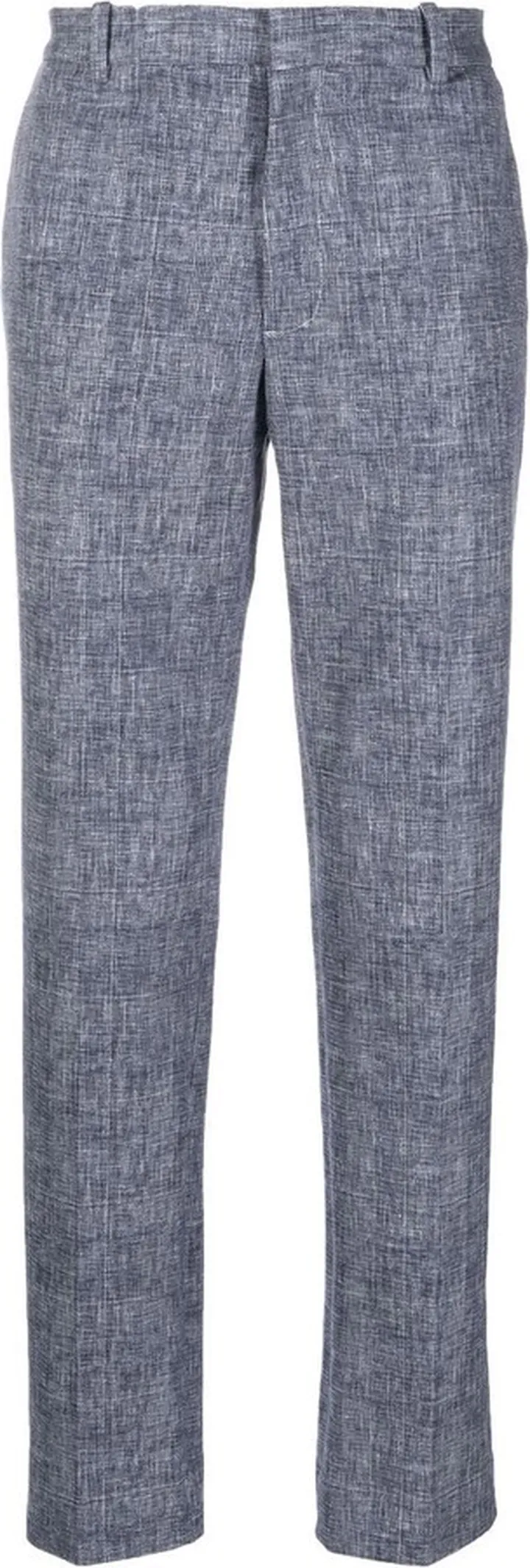 Straight-Leg Cotton Trousers