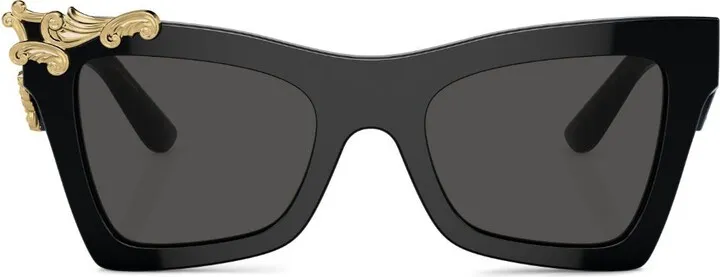 Black Baroque Butterfly Sunglasses