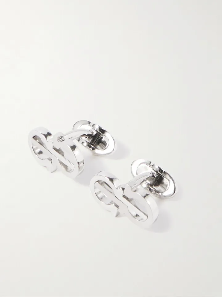 Gancio Silver-Tone Cufflinks