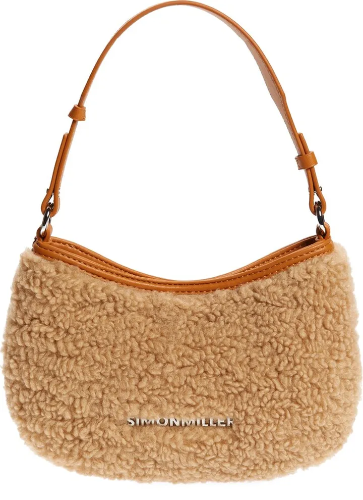 Mini Sasi Faux Shearling Shoulder Bag