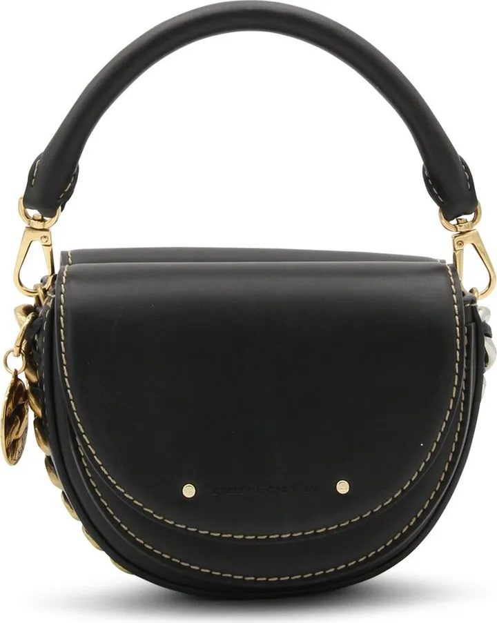 Stella McCartney Frayme Logo-Charm Shoulder Bag