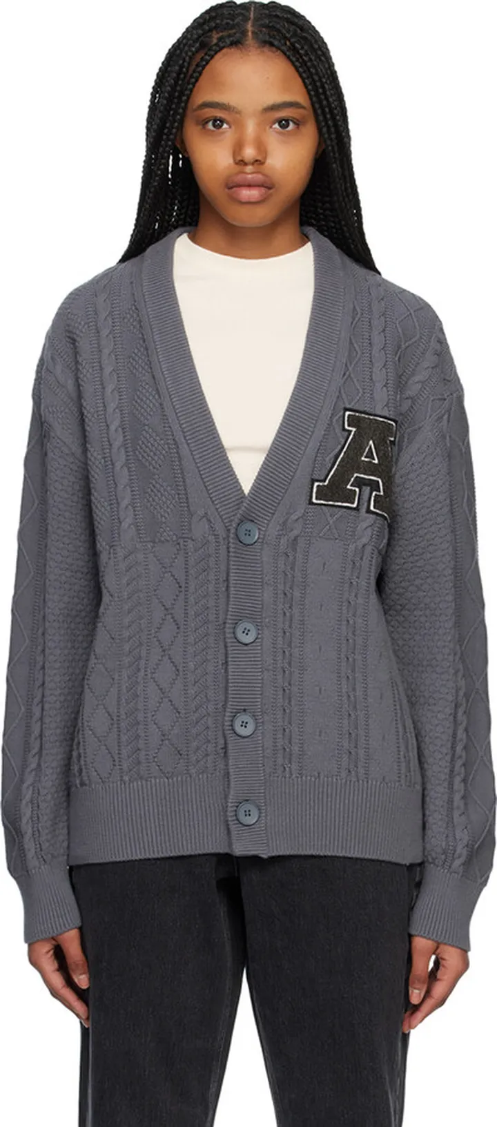 Axel Arigato Gray Alpha Cardigan