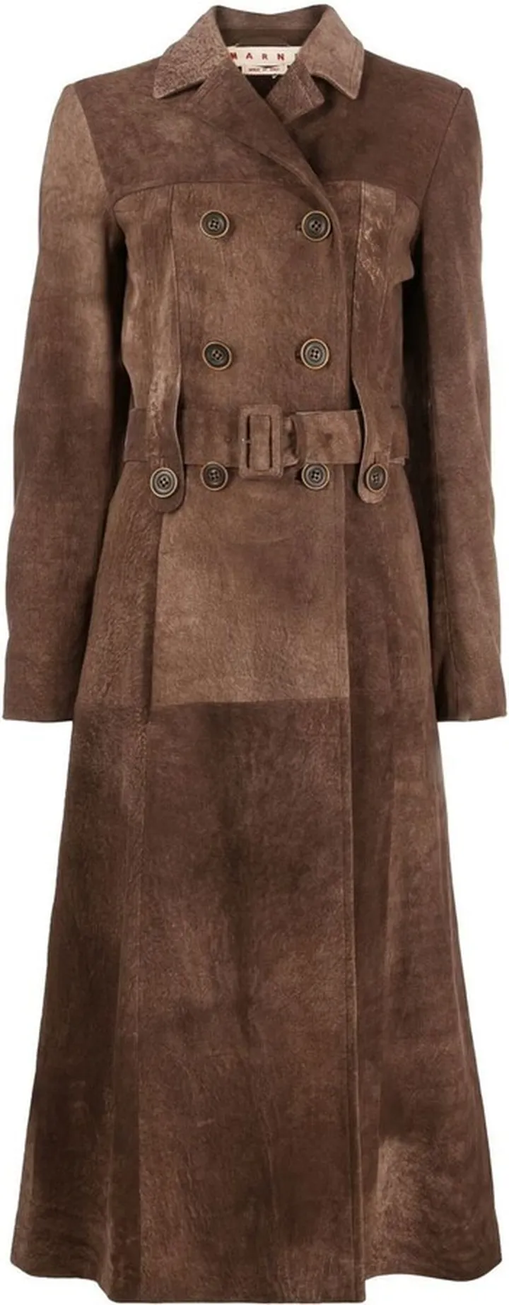 Suede Trench Coat