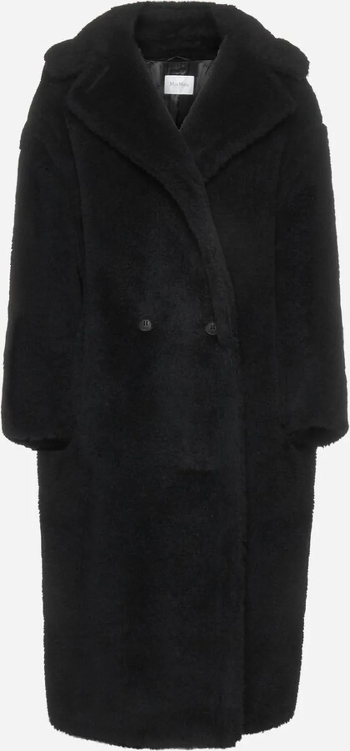 Teddy Bear Icon Alpaca And Wool Blend Coat