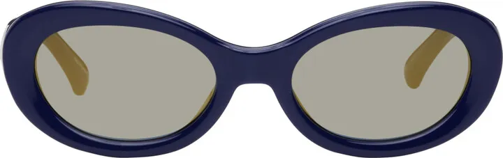 Dries Van Noten Purple Cat-Eye Sunglasses
