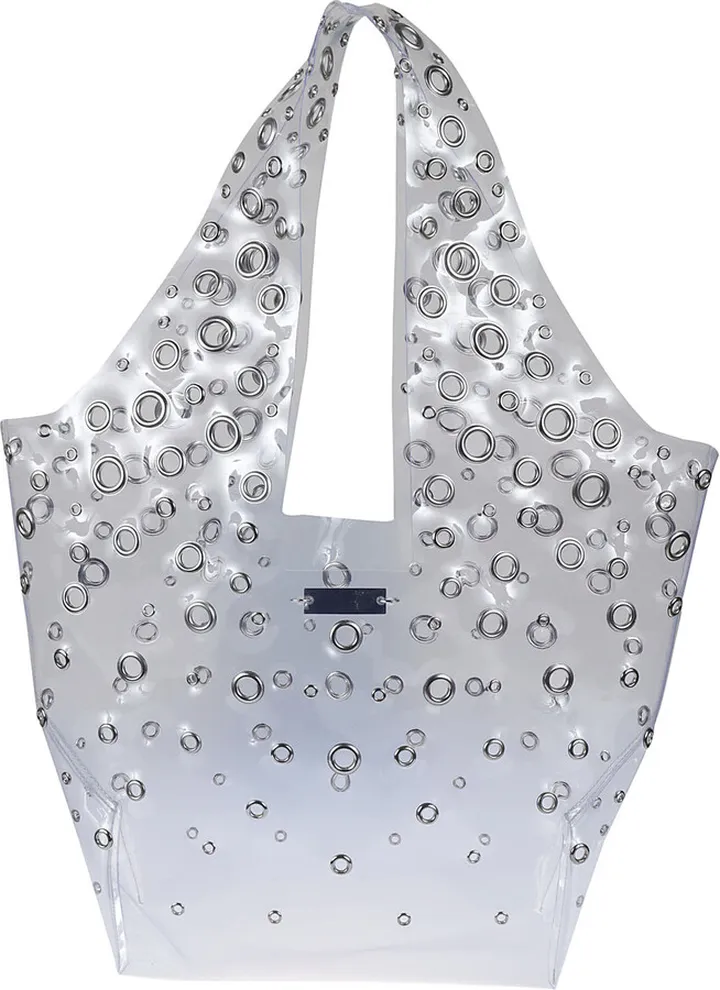 Eyelet Monogram Tote