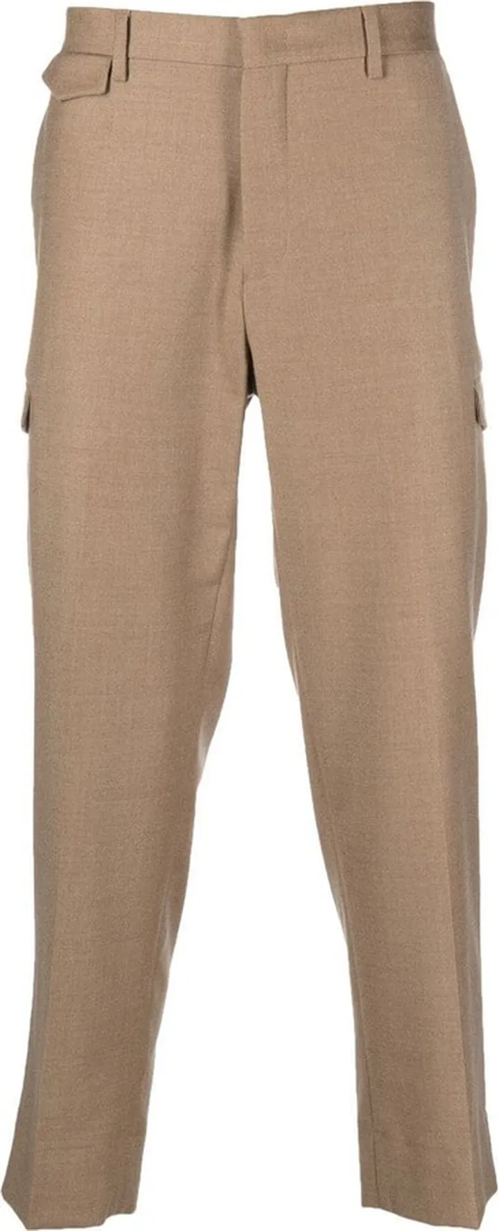 Mid-Rise Straight-Leg Trousers