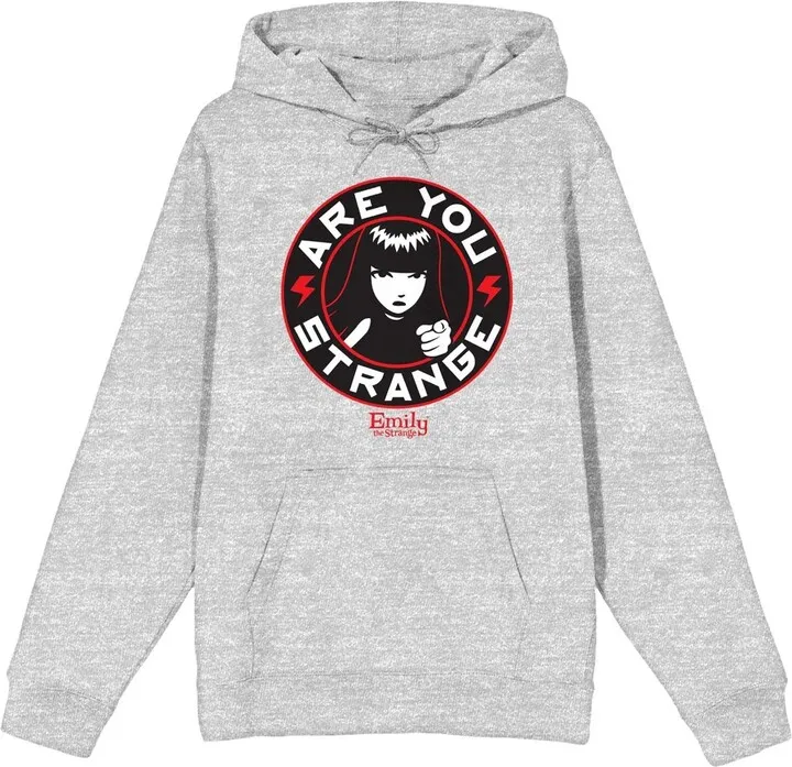 Emily The Strange Are You Strange Men’s Athletic Heather Sweatshirt-3XL