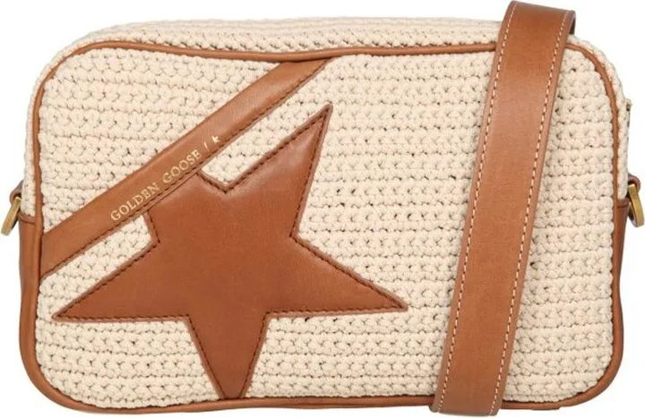 Golden Goose Deluxe Brand Star Patch Zipped Shoulder Bag