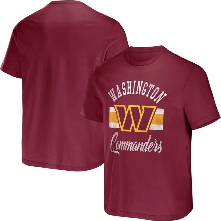 Men's Nfl x Darius Rucker Collection by Fanatics Burgundy Washington Commanders T-shirt