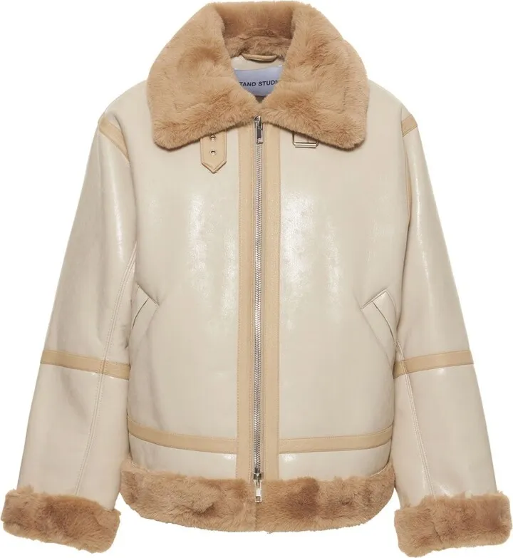 Raina faux shearling jacket
