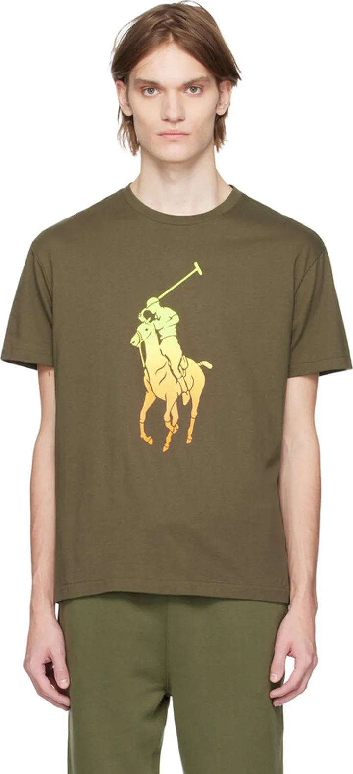 Polo Ralph Lauren Khaki Ombré Big Pony T-Shirt