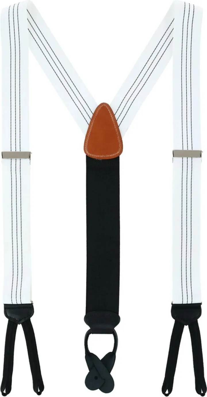 Trafalgar Fredrick 35mm Center Stripe Formal Suspenders