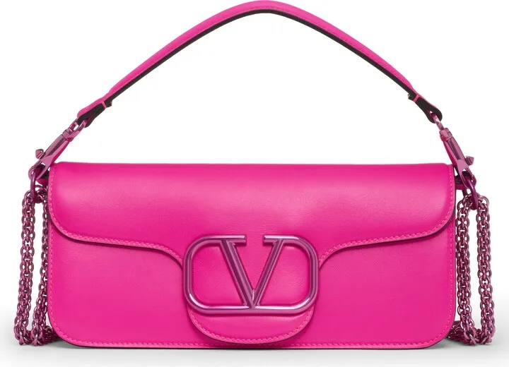 VLOGO Signature Leather Shoulder Bag