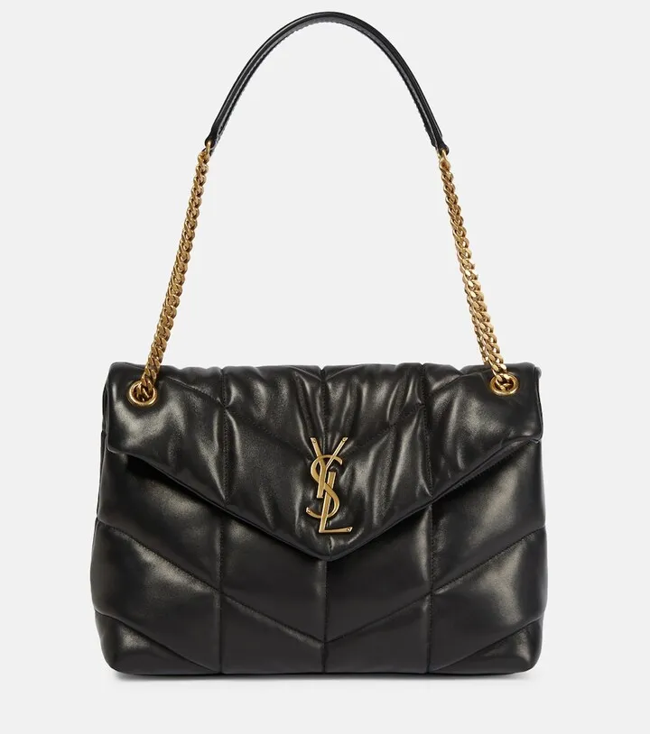 Puffer Medium leather shoulder bag