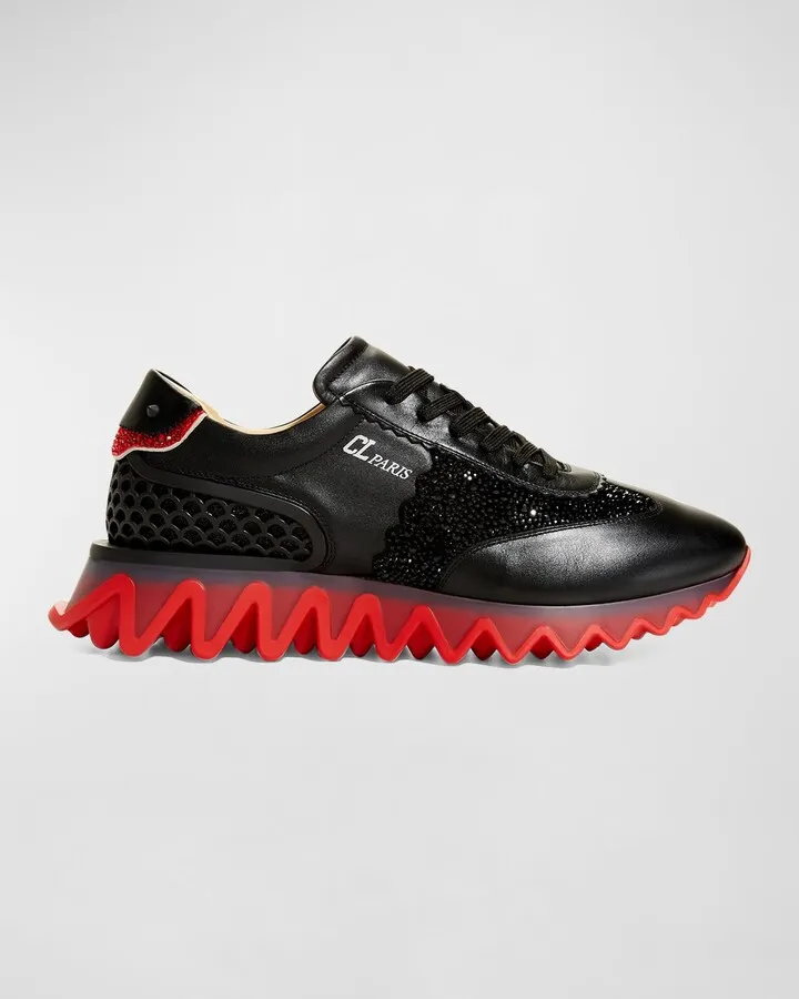 Men's Loubishark Crystal-Embellished Sneakers
