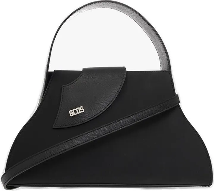 GCDS Comma Logo-Plaque Medium Tote Bag